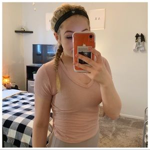 *4 for $20* Charlotte Russe- Cropped v-neck tee